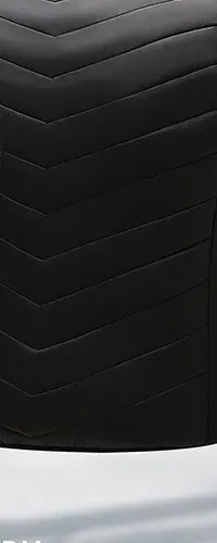 The heated vest from the back, the heat zone across the upper back